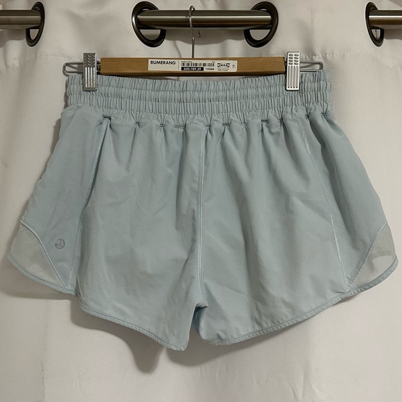 Hotty Hot High-Rise Lined Short 4” Light Blue - Picture 4 of 4